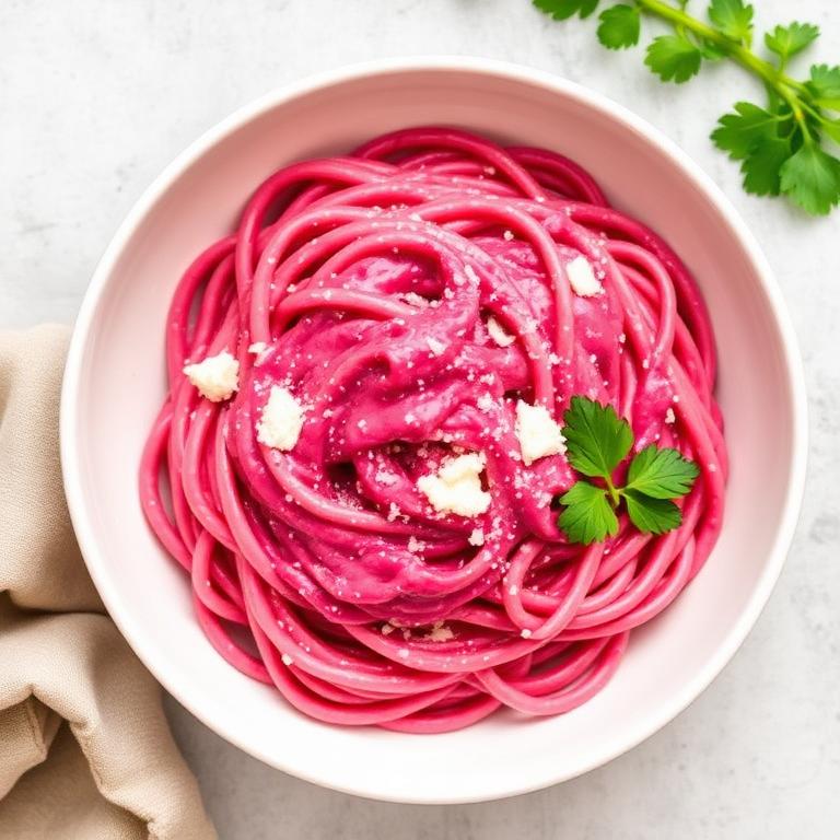 Pink Velvet Beet Cream Pasta